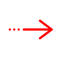 点線が混じっている線の矢印です。