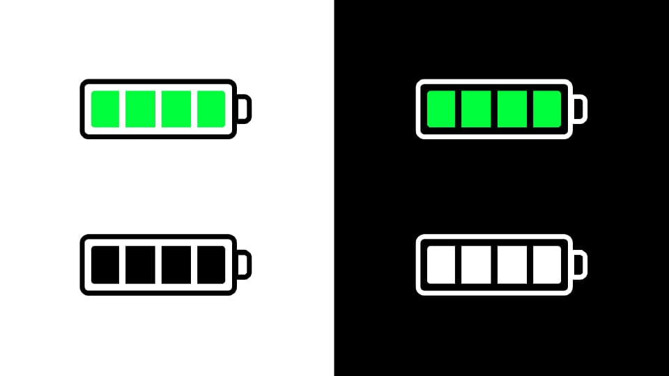 バッテリー 、電池、 充電のイラストフリーイラストです。