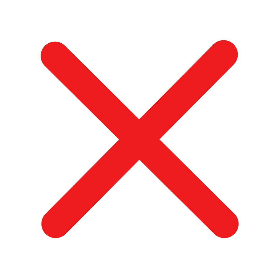 シンプルなバツ/×