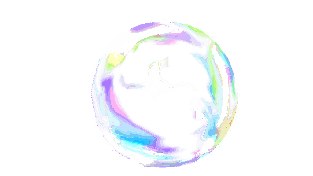 シャボン玉のフリー透過イラスト素材