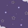 かわいい星空の背景イラスト