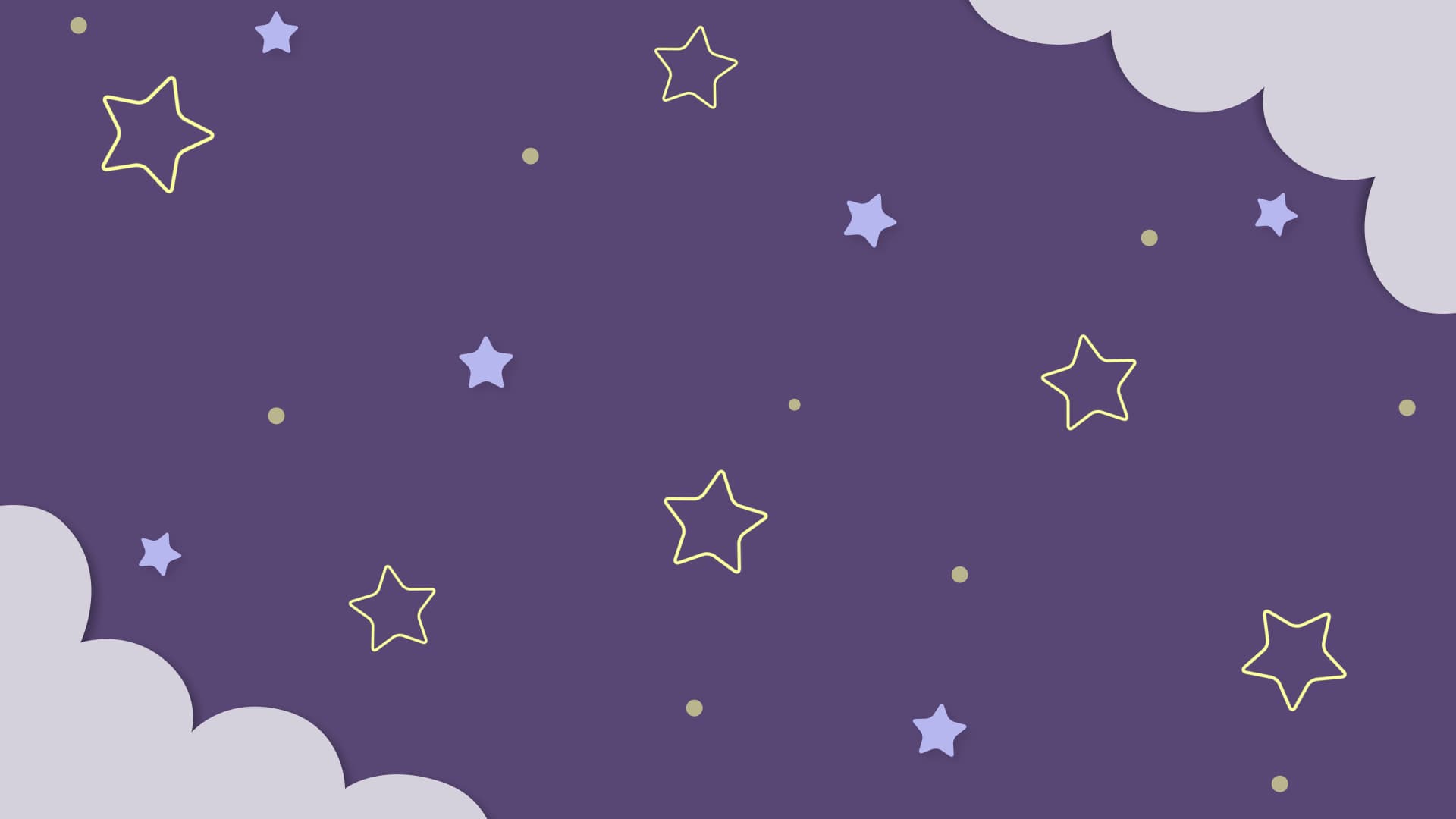 かわいい星空の背景イラスト