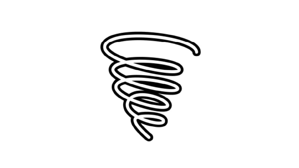 もやもや/混乱の漫符イラスト