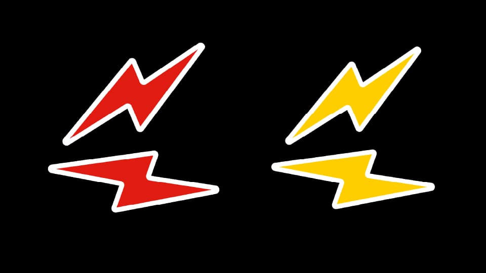 痛み/イライラ/ストレス/大音量/大声/騒音 漫符イラスト