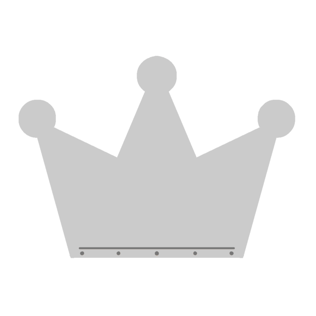 王冠のイラスト1位、2位、3位