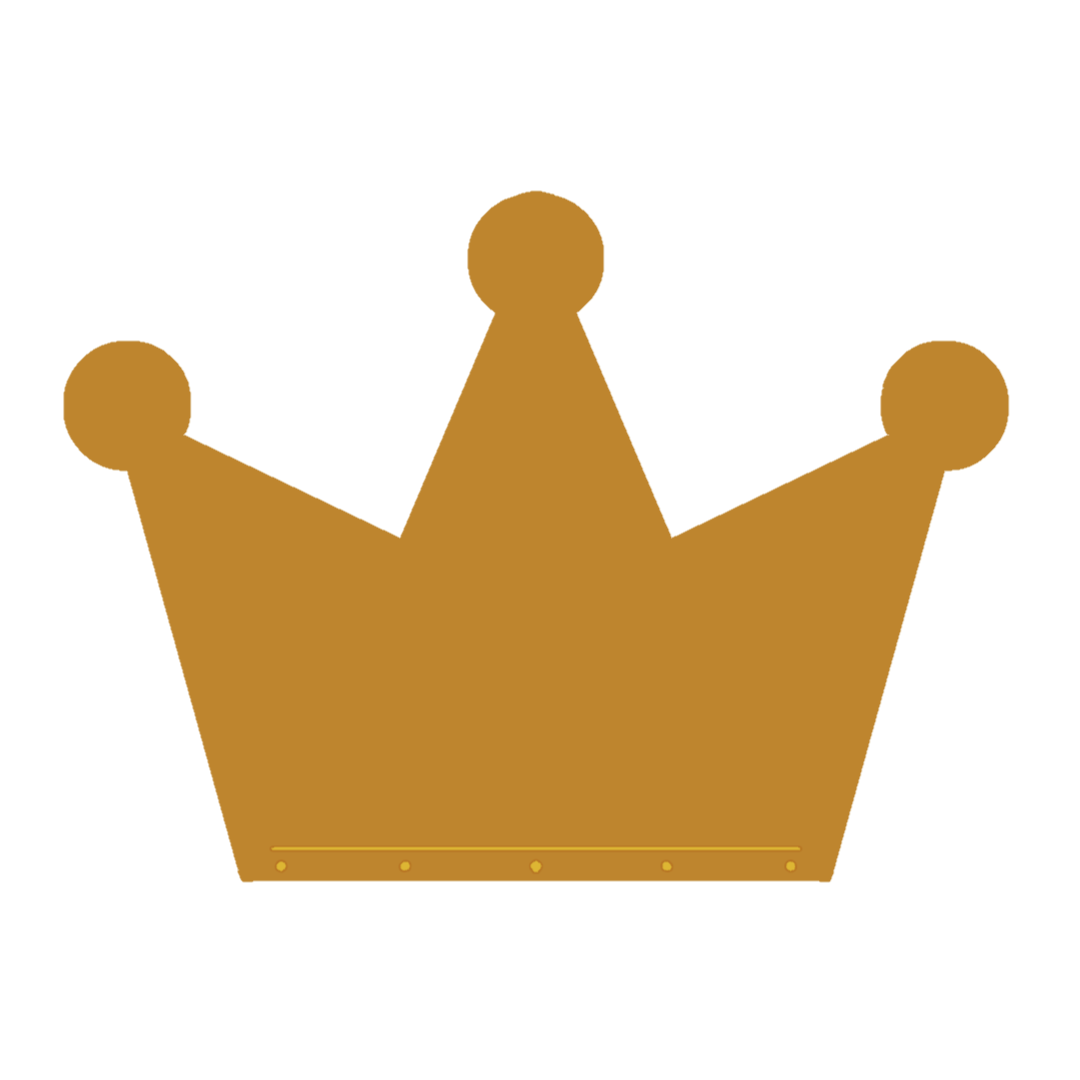 王冠のイラスト1位、2位、3位