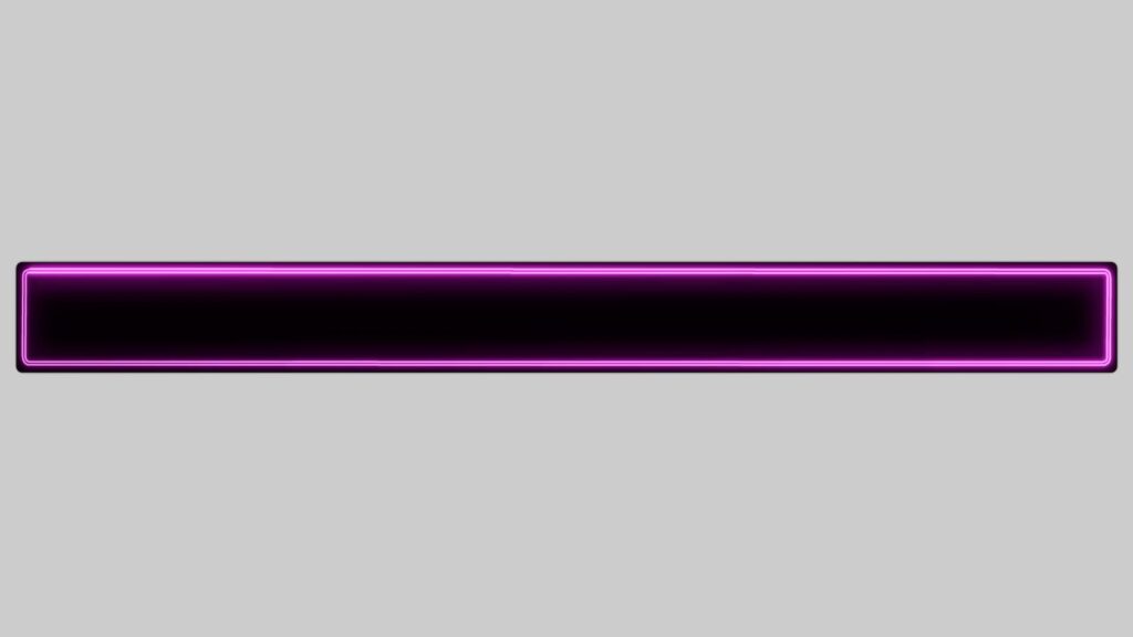 ネオンのテロップベースのフリー動画素材(ピンク)