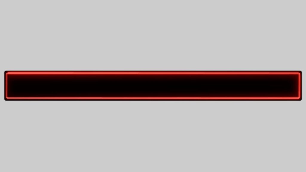 ネオンのテロップベースのフリー動画素材(赤)