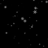 舞い落ちる雪の結晶のフリー動画素材
