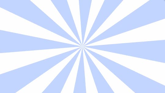 サンバースト（青）の背景フリー動画素材