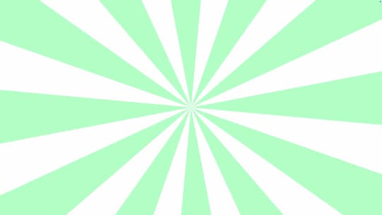 サンバースト（緑）の背景フリー動画素材