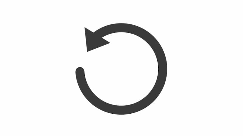 円形の矢印、丸型の矢印、回転矢印のフリー動画素材