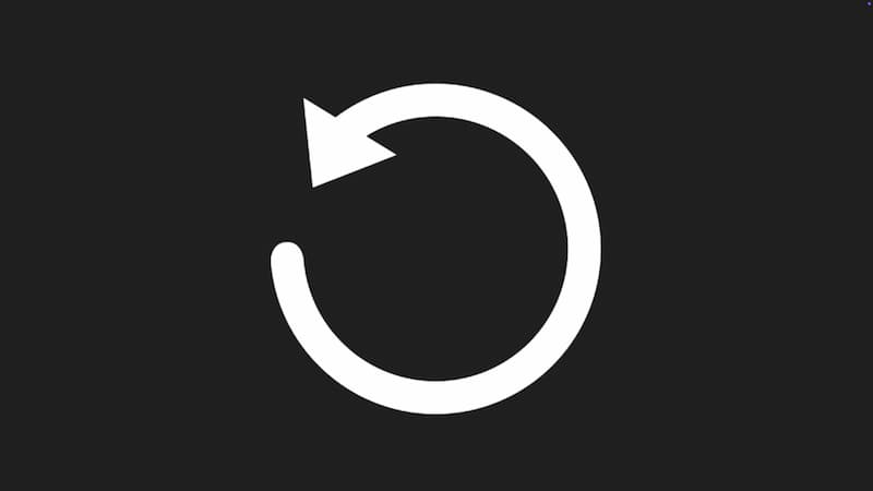 円形の矢印、丸型の矢印、回転矢印のフリー動画素材