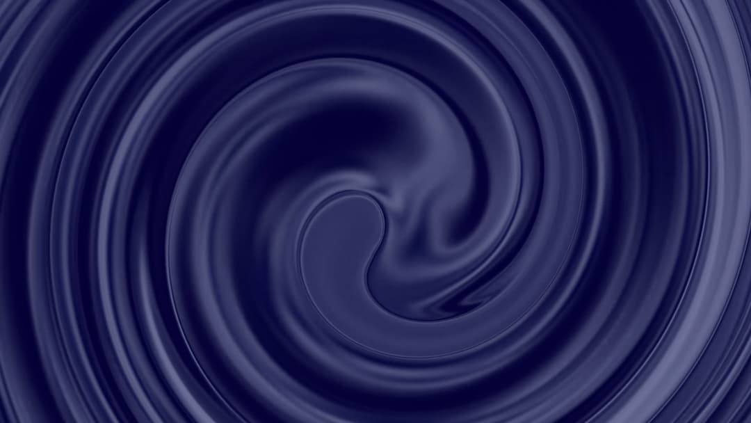 青い渦巻きの背景のフリー動画素材です。 ネガティブな場面などに使えるマーブルなアニメーションです。