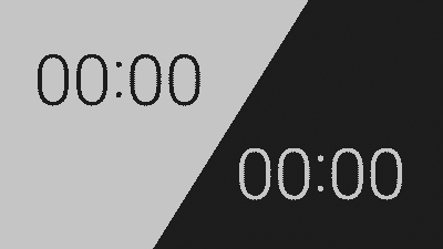 カウントアップ動画素材(1分)