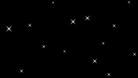 白いX字のキラキラが繰り返し光って消えるフリー動画素材