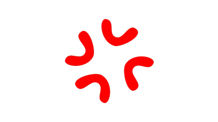 怒りマークが震えながら動くループ再生可能なフリー動画素材