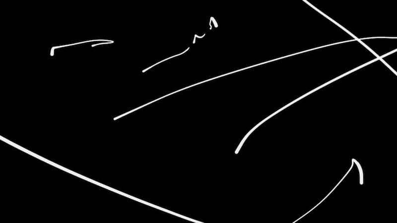 稲妻のような線のノイズエフェクトのフリー動画素材