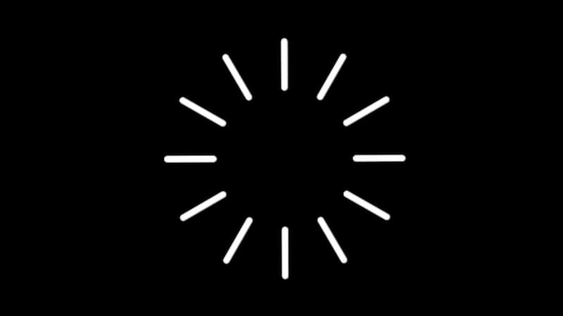 強調/クリックモーション/花火/衝撃などに使えるフリー動画素材です。 花火のような円形の線がポンっと出現して消えるシンプルなアニメーションです。